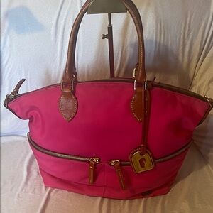 Dooney and Burke Pink Tote Bag